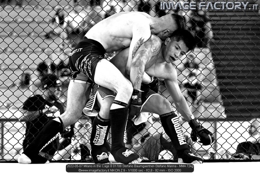 2022-05-07 Milano in the Cage 8 01708 Stefano Baumgaertner-Stefano Manna - MMA 72kg